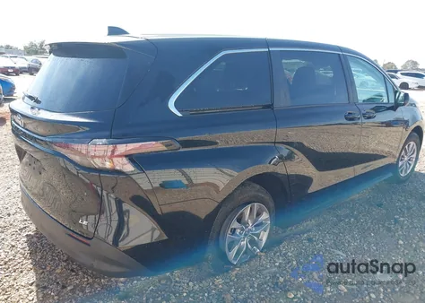 2025 Toyota Sienna Le из США, поврежденный, VIN 5TDKRKEC1SS226500